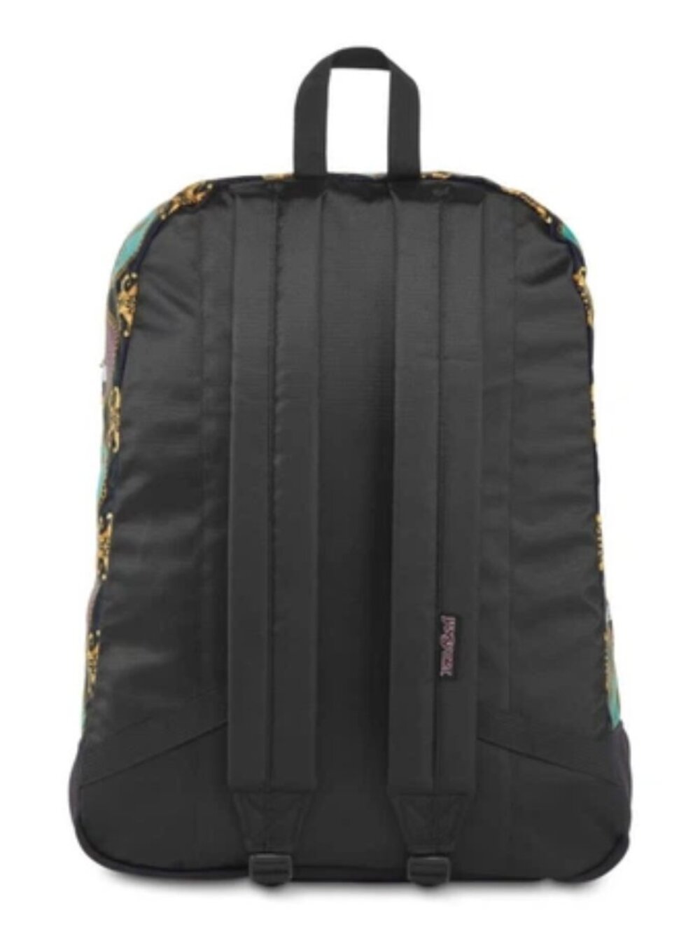 JanSport Super FX Livin Lavish Backpack Black Satin School Travel JS0A2SDR5Q2 - Picture 2 of 7